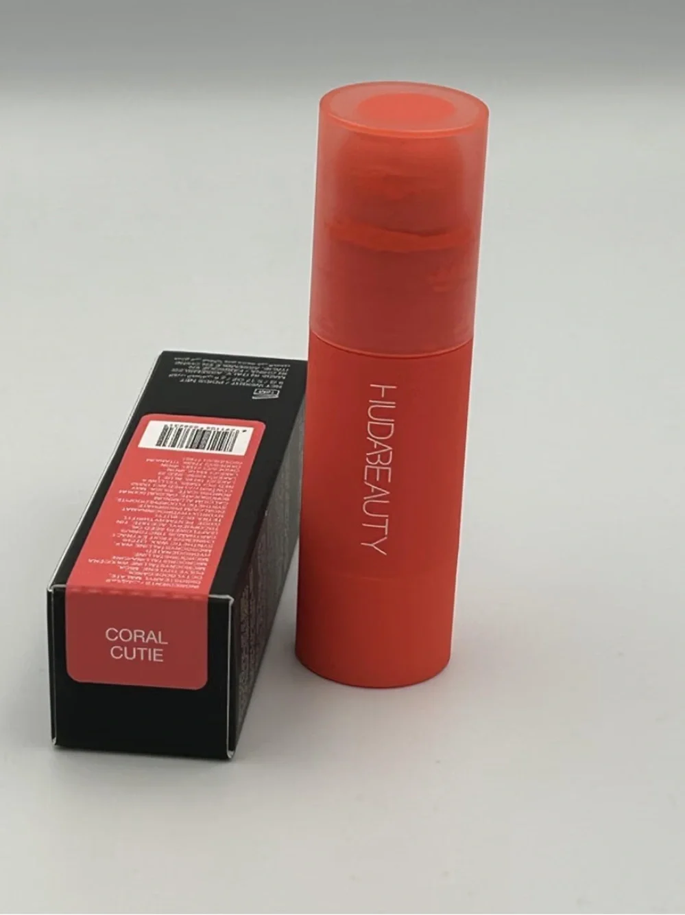 HUDA BEAUTY NIP Cheeky Tint Blush Stick — Coral Cutie